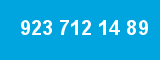 923 712 14 89 923 712 14 89